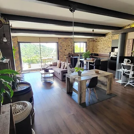Maison Au Coeur D'un Village, Vue Sur Les Montagnes Bélesta